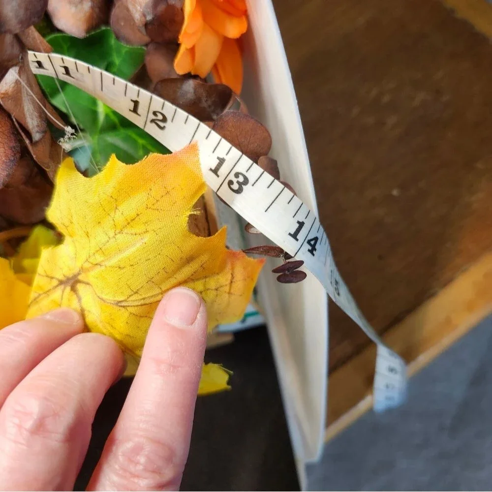 Hand Crafted Floral Centerpiece Fall Artificial Flower Table Arrangement